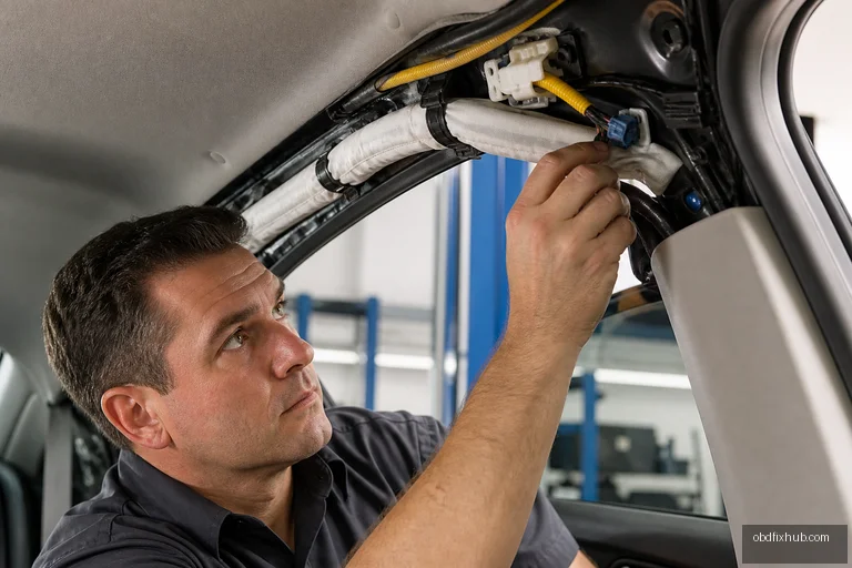 B0029 Right Curtain Deployment Control 1: Meaning, Causes, Symptoms & Fix