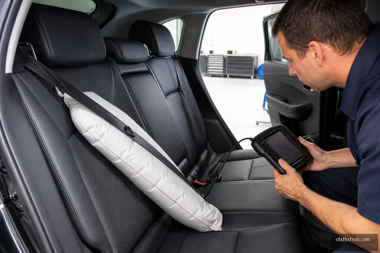 B00F2 Second Row Left Inflatable Seat Belt Deployment Control: Meaning, Causes, Symptoms & Fix