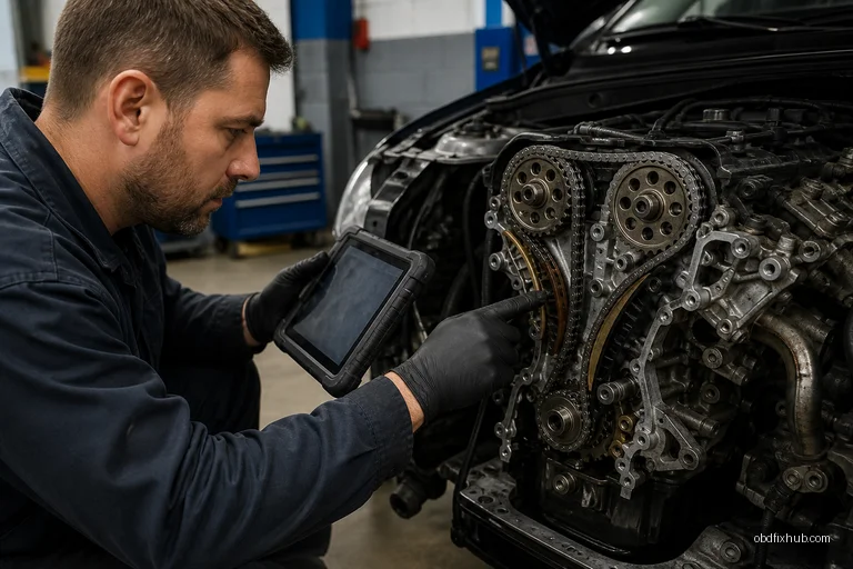 P0016 Crankshaft Position – Camshaft Position Correlation Bank 1 Sensor A: Meaning, Causes, Symptoms & Fix