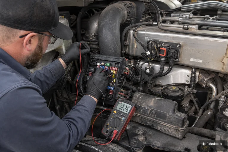 P05F3 Exhaust Aftertreatment Power Relay Control Circuit/Open: Meaning, Causes, Symptoms & Fix