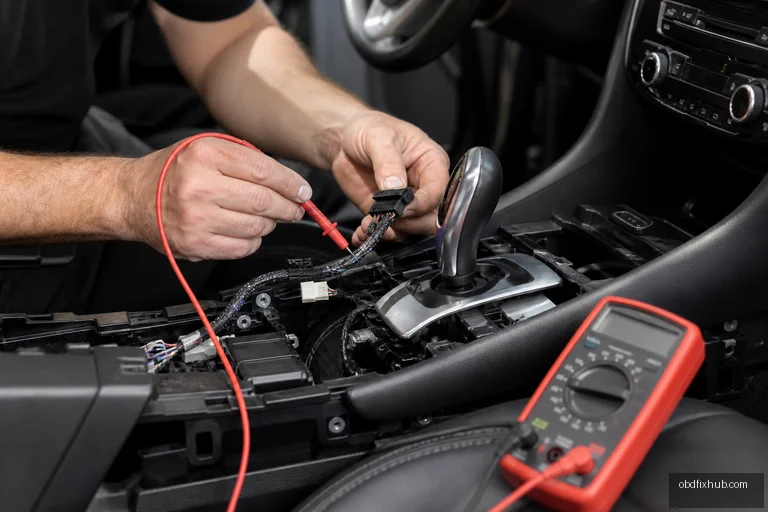 P0825 Gear Lever Push-Pull Switch: Meaning, Causes, Symptoms & Fix