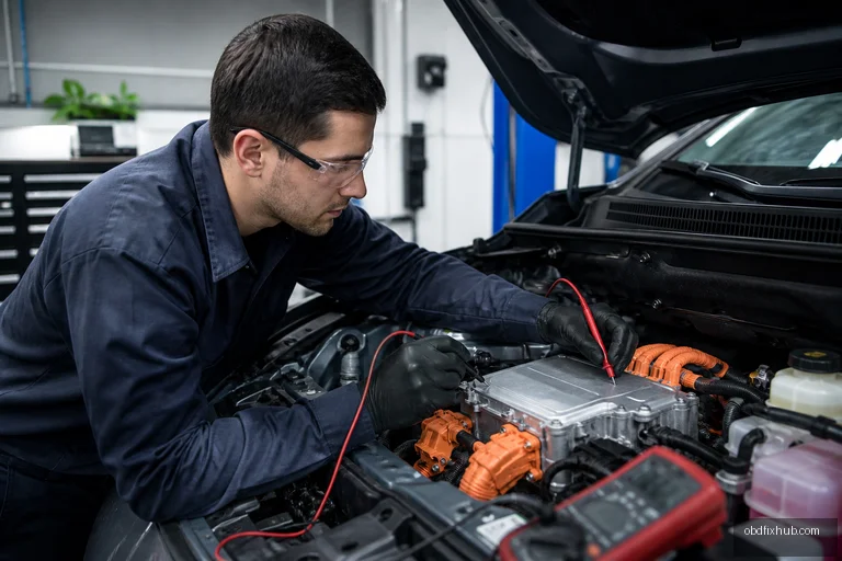 P0A08 DC/DC Converter Status Circuit: Meaning, Causes, Symptoms & Fix
