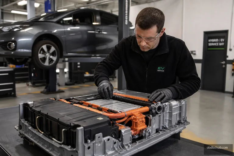 P0ABA Hybrid/EV Battery Pack Voltage Sense Circuit: Meaning, Causes, Symptoms & Fix