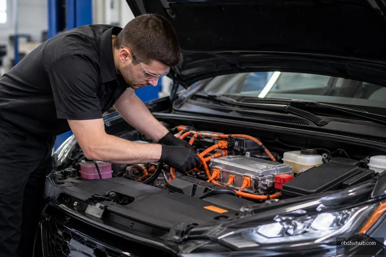 P0C75 Hybrid/EV Battery System Discharge Time Too Short: Meaning, Causes, Symptoms & Fix