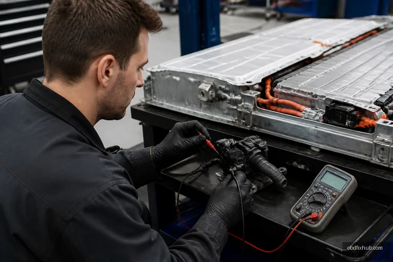 P0CDF Hybrid/EV Battery Pack Coolant Control Valve Circuit: Meaning, Causes, Symptoms & Fix