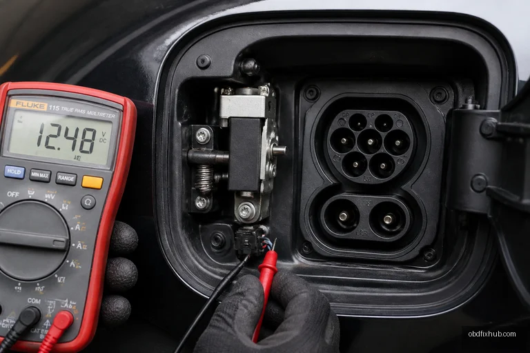 P0D91 Battery Charger Coupler Lock Control Circuit: Meaning, Causes, Symptoms & Fix