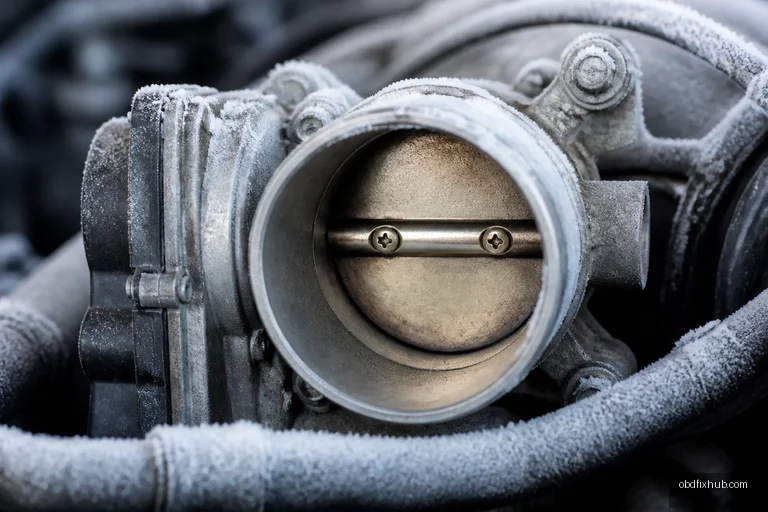 P2072 Throttle Actuator Control System Ice Blockage: Meaning, Causes, Symptoms & Fix