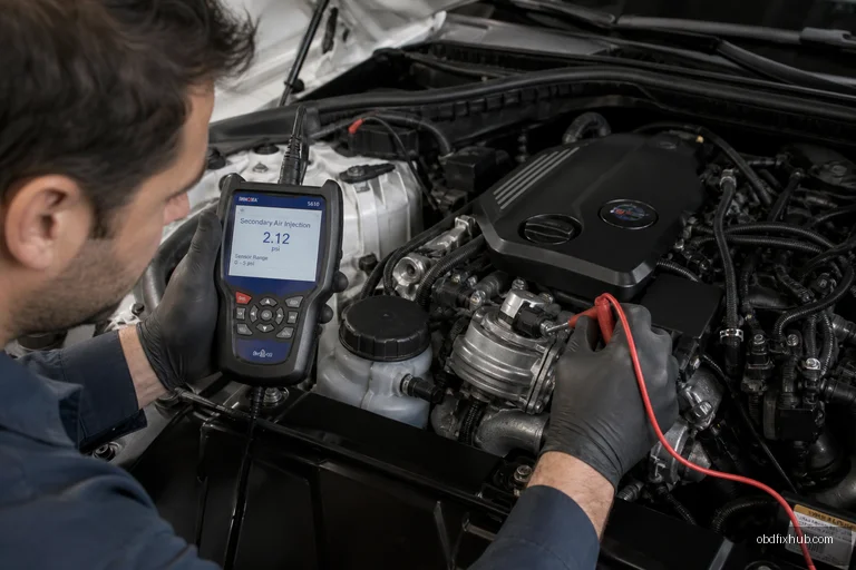 P2430 Secondary Air Injection Flow and Pressure Sensor Circuit: Meaning, Causes, Symptoms & Fix