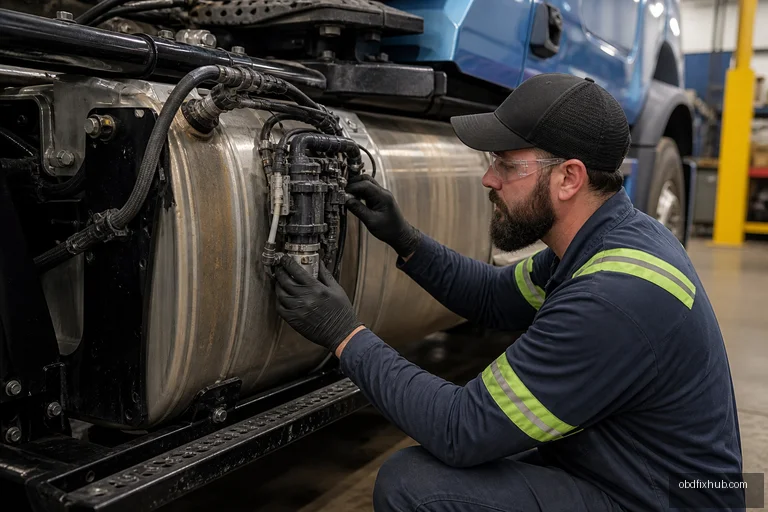 P24F6 Exhaust Aftertreatment Fuel Air Purge Valve Stuck Open: Meaning, Causes, Symptoms & Fix