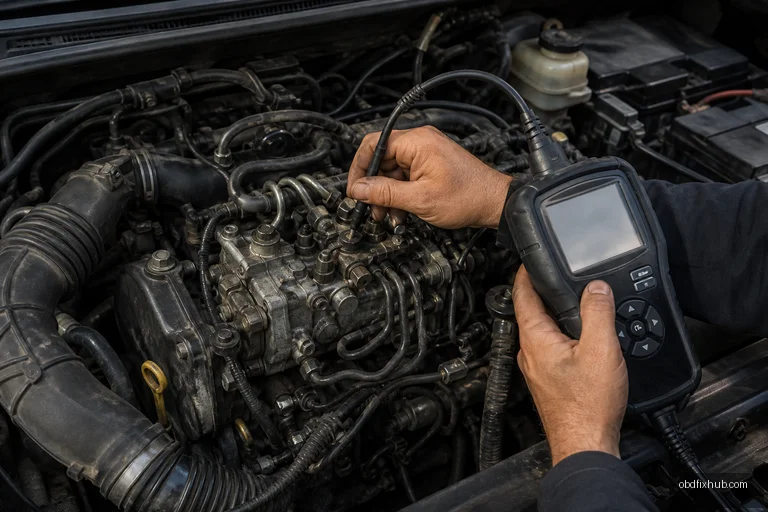 P2672 Injection Pump Timing Offset: Meaning, Causes, Symptoms & Fix