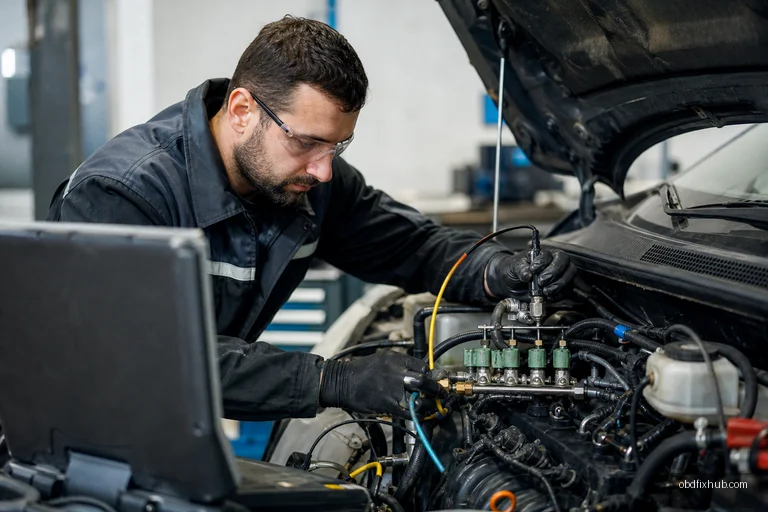 P2A40 Alternative Fuel Injector Leakage into Fuel Rail: Meaning, Causes, Symptoms & Fix