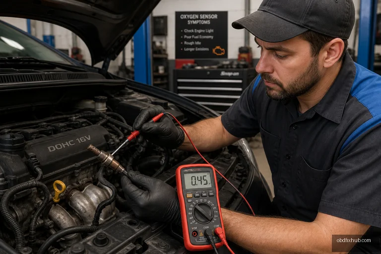 P2ABF Intake Air Oxygen Sensor Reference Voltage Circuit: Meaning, Causes, Symptoms & Fix