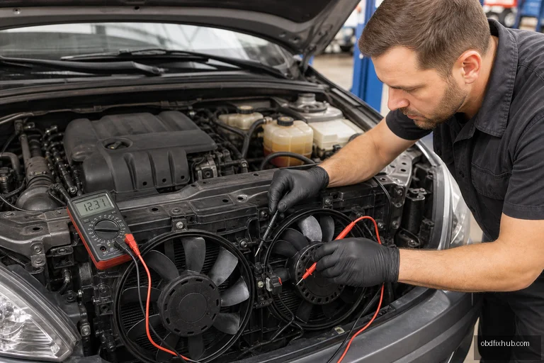 P2B2F Engine Cooling Fan Performance or Stuck Off: Meaning, Causes, Symptoms & Fix