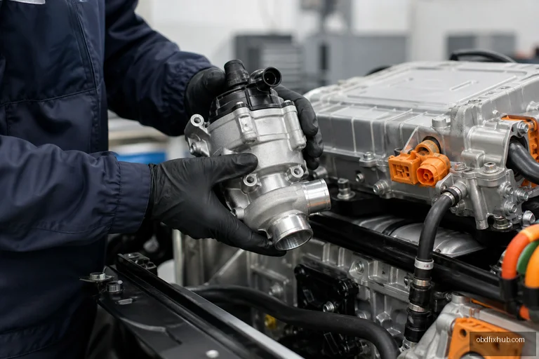 P2E45 Hybrid Electronics Coolant Pump Enable Circuit: Meaning, Causes, Symptoms & Fix