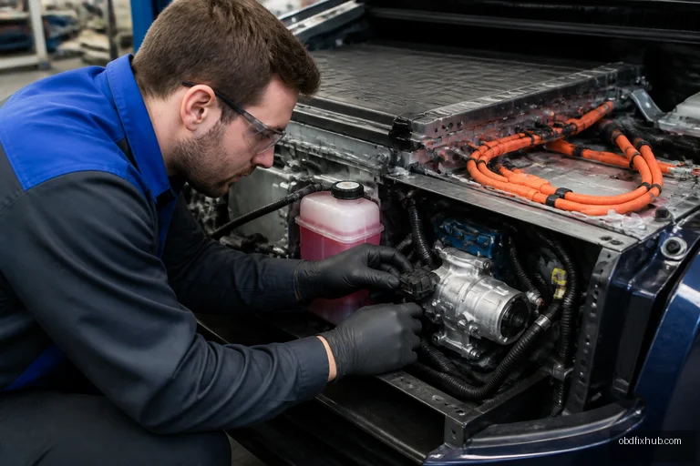 U02AE Lost Communication With Hybrid Battery Coolant Pump: Meaning, Causes, Symptoms & Fix